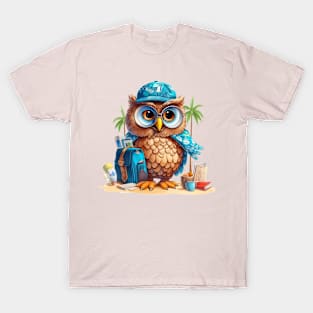 Owl on Vacation #4 T-Shirt